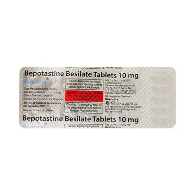 Bepozal Tablet 10's - Allergies-Ant