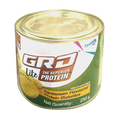 GRD LITE THE SUPERIOR PROTEIN NO ADDED SUGAR CARDAMOM FLAVOURED Diskettes 250g - Supplements-Vam