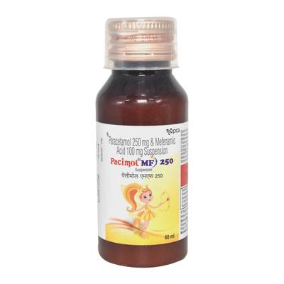 Pacimol MF 250mg Suspension 60ml - Fever-Non