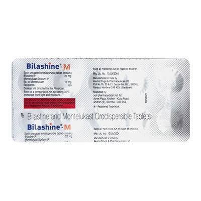BILASHINE M Orodispersible Tablet 10's - Allergies-Ant