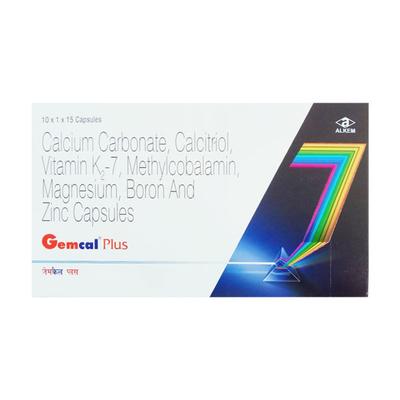 GEMCAL PLUS Capsule 15's - Supplements-Cal