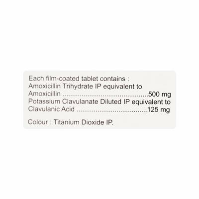 Clavam 625mg Tablet 10'S - Bacterial Infections-Pen