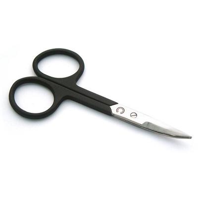 Basicare N/Sciss. Blk Rub Curved 1's - Manicure & Pedicure Kits