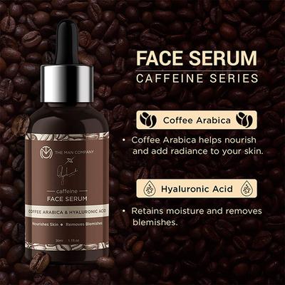 The Man Company Complete Caffeine Face Care Kit for Men Face Scrub, Face Wash, Face Pack, Face Serum & Face Cream 1's - Facial Kits