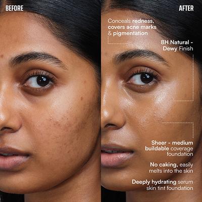 FAE Beauty Face Card Serum Skin Tint- Skin-like Foundation, Shade - 91W - Warm 30 ml - Foundation