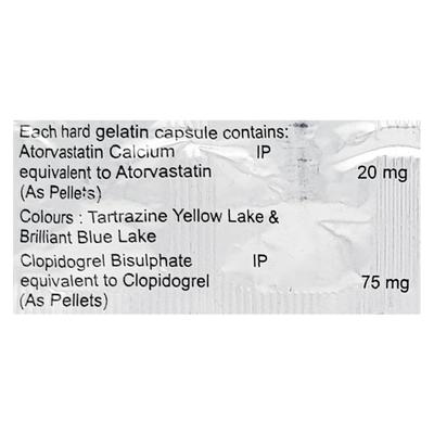 Atormac CV 20mg Capsule 10'S - High Cholesterol-Dys