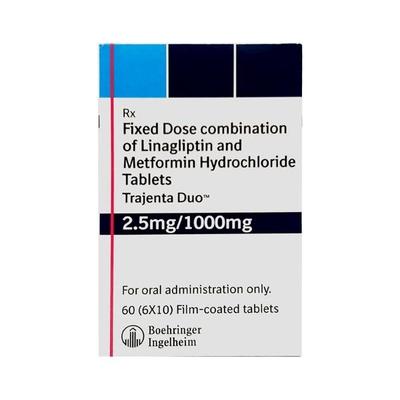 Trajenta Duo 2.5/1000mg Tablet 10'S - Diabetes-Ant