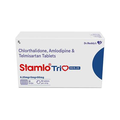 STAMLO TRIO 80/6.25 Tablet 15's - Hypertension-Ana