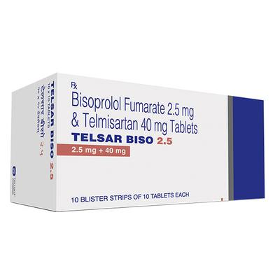 TELSAR BISO 2.5 Tablet 10's - Hypertension-Ana