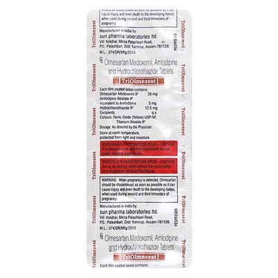 Triolmezest 20mg Tablet 10'S - Hypertension-Ang