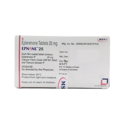 Epnone 25mg Tablet 10'S - Hypertension-Diu