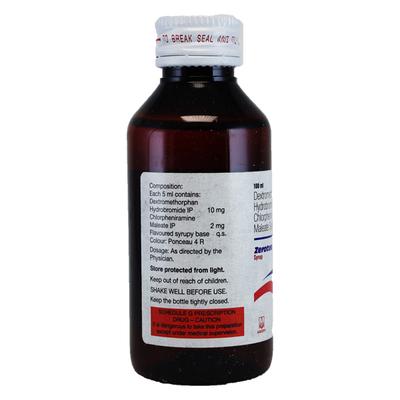 Zerotuss D Sugar Free Syrup 100ml - Cough And Cold-Cou