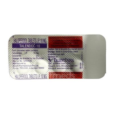 Talendol 10mg Tablet 10'S - Vertigo-Ant