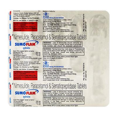 SUMOFLAM Tablet 15's - Pain relief-Nsa