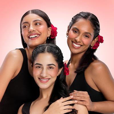 Pilgrim 3-In-1 Face Palette -Soft Elegance-Blush, Highlighter & Contour for Light Skin Tone 12 gm - Blushes