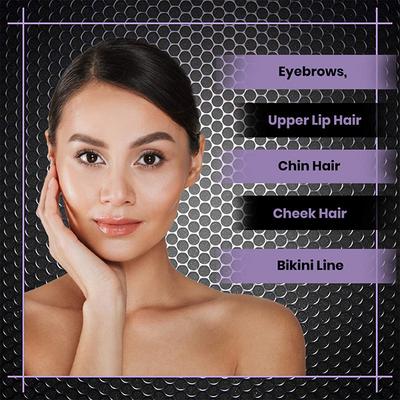 Wahl Facial Trimmer - White & Purple - Hair Removal Accessories