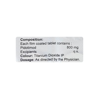 PIDOTIMUNE 800mg Tablet 10's - Vaccines