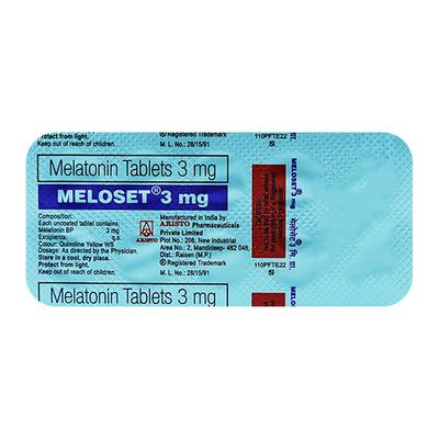 Meloset 3mg Tablet 10'S - Supplements-Sup