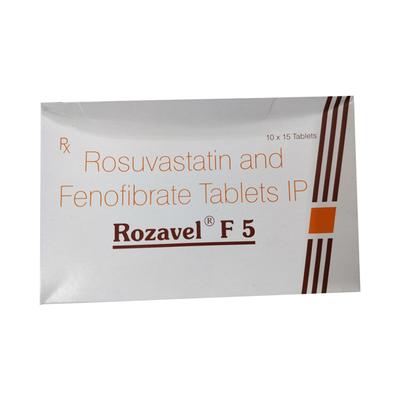ROZAVEL F 5 Tablet 15's - High Cholesterol-Dys