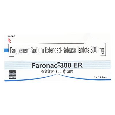 Faronac ER 300mg Tablet 6'S - Bacterial Infections-OBL