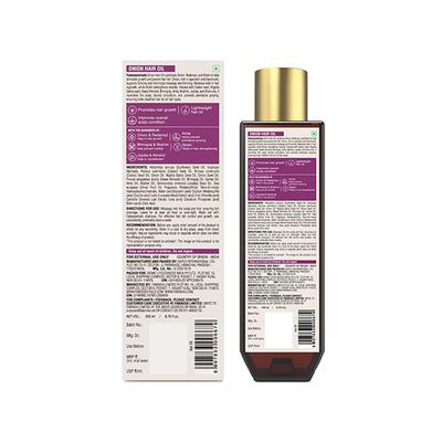 Fabessentials Onion Oil with Redensyl & Biotin Hair Fall Control Free from Silicone & Mineral Oil 200 ml - Hair Oils