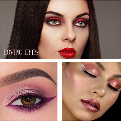 Half N Half 12 Colors Loving Eyeshadow Palette Highly Long Lasting Blendable Shades for Smooth Texture- 02 9.5 gm - Eye Shadow Palettes