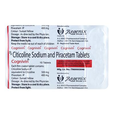 COGNIVIN Tablet 10's - Nootropics And Neurotrophics