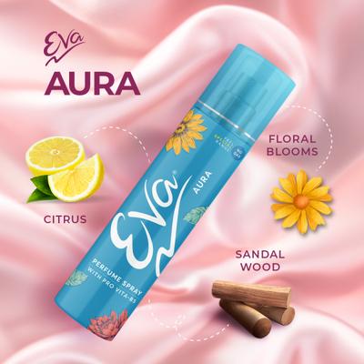 Eva No Gas Perfume Spray - Aura (Pack Of 2 x 120 ml) - Perfumes (Edt/Edp)