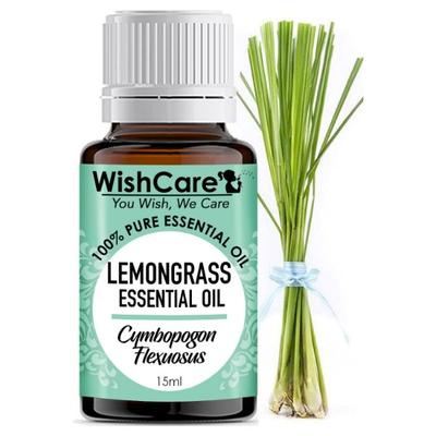 WishCare 100% Pure Lemongrass Essential Oil 15 ml - Essential Oils