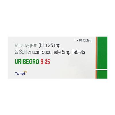 URIBEGRO S 25 Tablet 10's - Bladder And Prostate Disorders-Dru