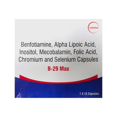 B 29 MAX Capsule 15's - Supplements-Vam