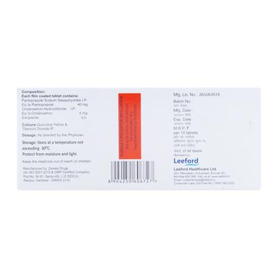PEZOVER ON Tablet 10's - Ulcer/Reflux/Flatulence-Aaa