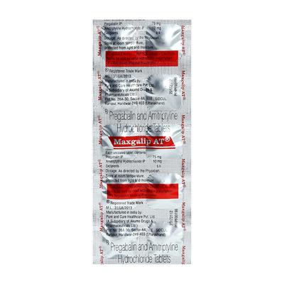 Maxgalip AT Tablet 10'S - Neuropathic Pain-Dru