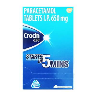 Crocin 650mg Tablet 15'S - Fever-Ana