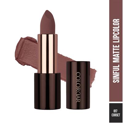 Colorbar Sinful Matte Lipcolor Corset - 017 Nude 4 gm (N) - Lipsticks