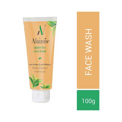 Alainne Green Tea Facewash 100 gm - Face Washes