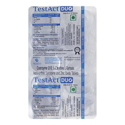 TESTACT DUO Combipack 1's - Supplements-Sup