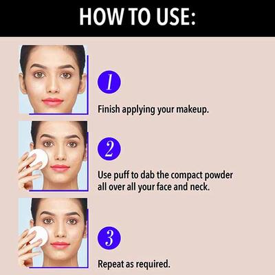Blue Heaven Oil Control Compact Powder, Matte Finish Special Shine-Control Formulation SPF 25 PA+++ Cream-Blush 201 8gm - Compact Powder