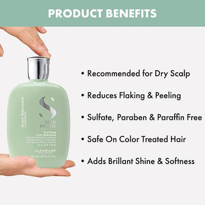 Alfaparf Milano Scalp Rebalance Purifying Low Shampoo - Anti Dandruff For All Scalps 250 ml - Shampoos