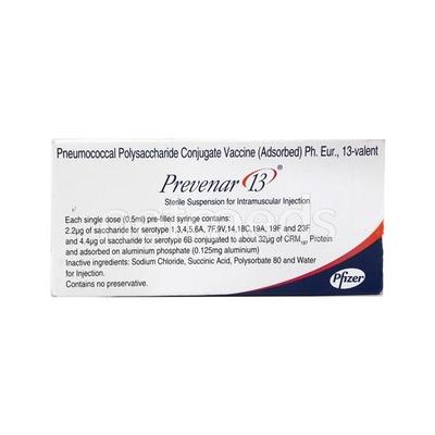 Prevenar 13 Vaccine 0.5ml - Vaccines