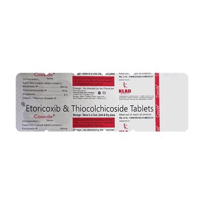 COXSIDE Tablet 10's - Muscle Spasm-Mus