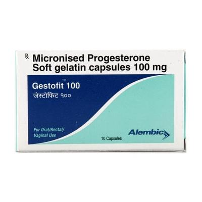 Gestofit 100mg Capsule 10'S - Hormonal Therapy-Oes