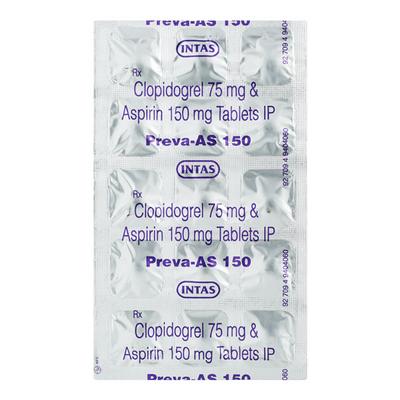Preva AS 150mg Tablet 15'S - Blood Clot-Ant