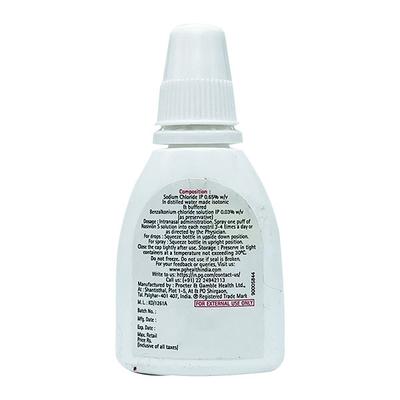 Nasivion S Saline Nasal Spray Drops 10ml - Nasal Congestion-Nas