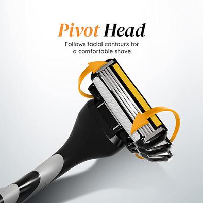 LetsShave Pro 4 Razor + Shaving Foam 200 gm + Razor Cap - Men - Razors & Cartridges