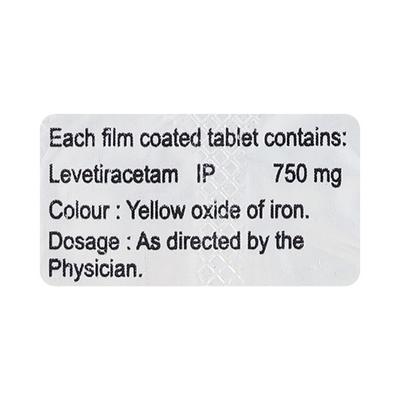 Epitra 750mg Tablet 10'S - Epilepsy/Convulsion-Ant