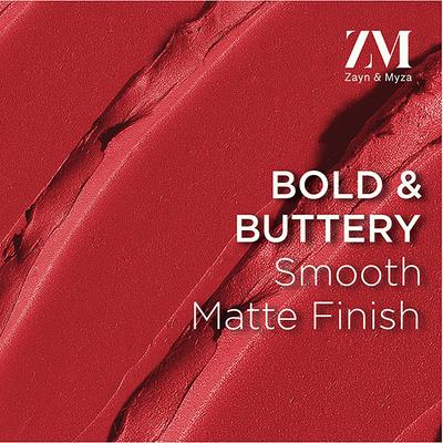 ZM Zayn & Myza Rich Matte Lipstick - Savage 4.2 gm - Lipsticks