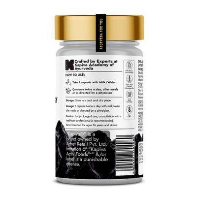 Kapiva Activ Foods Shilajit Energy Capsules 60's - Speciality Medicines
