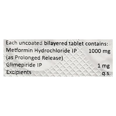 Obimet GX Forte 1mg Tablet 10'S - Diabetes-Ant
