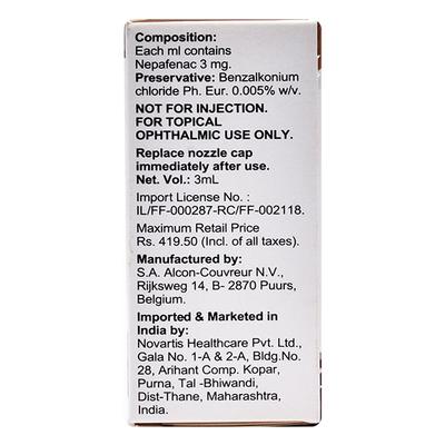 ILEVRO Ophthalmic Suspension 3ml - Eye conditions-Oph